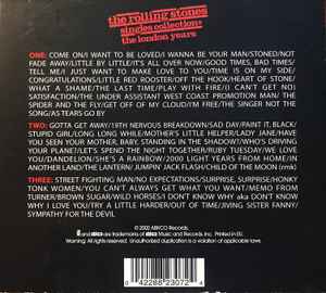 Image of Back Cover of 1614556C: 3xCD - THE ROLLING STONES, Singles Collection The London Years (ABKCO ; 8823072, Europe 2002 Reissue, Triple Digipak, Remastered)   VG/VG+