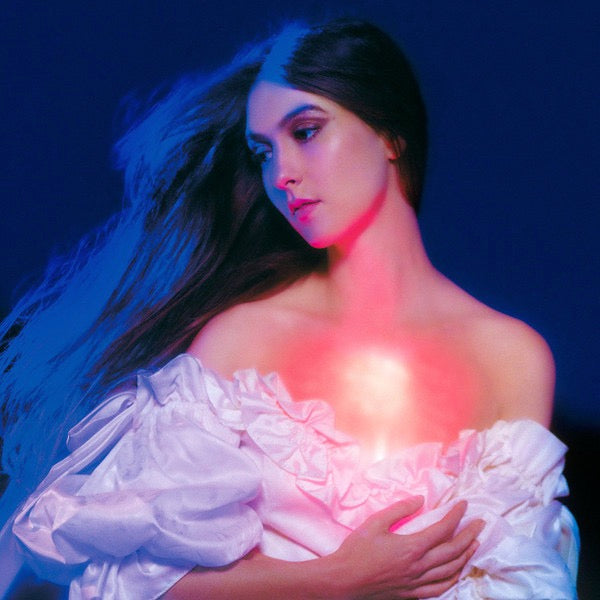 Image of Front Cover of LP - EX/VG - WEYES BLOOD, And In The Darkness, Hearts Aglow (Sub Pop; SP1485, Europe 2022, Inner, Poster), Still In Opened Shrinkwrap With Hype Sticker,  - 2716028C
