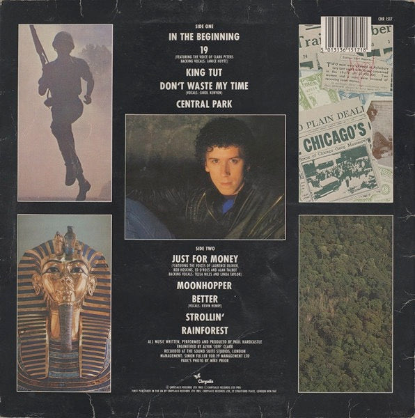Image of Back Cover of LP - VG/VG - PAUL HARDCASTLE, Paul Hardcastle (Chrysalis; CHR 1517, UK 1985), Sleeve a bit worn, no hype sticker.,  - 3516262C