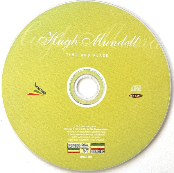 Image of Label Cover of CD - VG+/VG - HUGH MUNDELL, Time And Place (Jet Star; MMCD 001, UK 2002 Reissue, Jewel Case), ,  - 3716337C