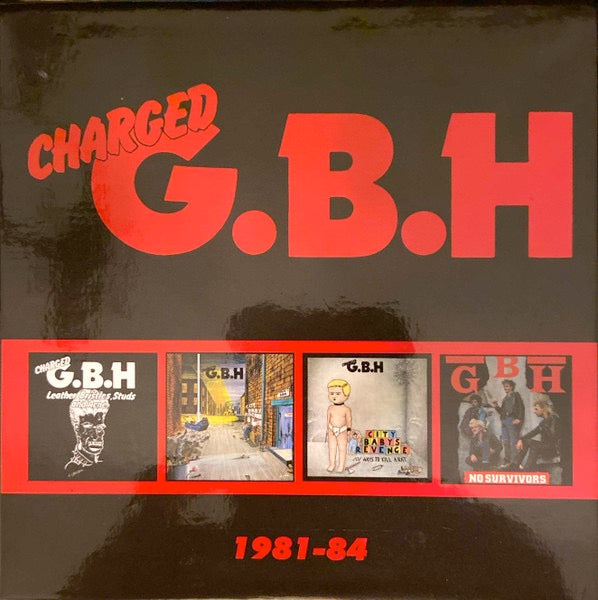 Image of Front Cover of 4xCD - VG+/VG+ - G.B.H., 1981-84 (Captain Oi!; AHOYBX357, UK 2018, Box Set, Booklet & Inners), ,  - 3456008S