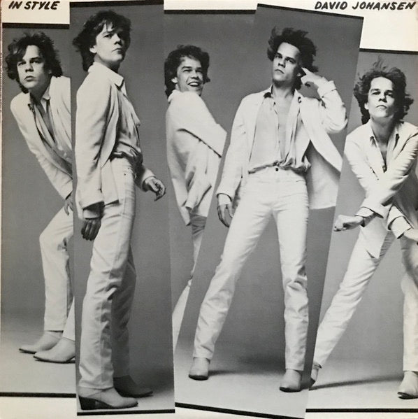 Image of Front Cover of 3213064C: LP - DAVID JOHANSEN, In Style (Blue Sky; JZ 36082, US 1979, Inner, Santa Maria Pressing.) Inner split.  VG/VG