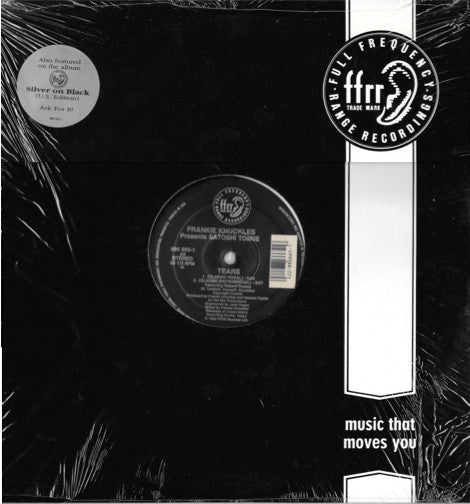 Image of Front Cover of 12" - VG/VG - FRANKIE KNUCKLES PRESENTS SATOSHI TOMIIE, Tears (FFRR ; 886 665-1, US 1989, Company Sleeve), ,  - 3326053E