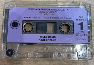 Image of Label Cover of Cassette - VG+/VG+ - MILES DAVIS, Kind Of Blue (CBS; CBS 460603 4, Europe 1987 Reissue), ,  - 2716249C