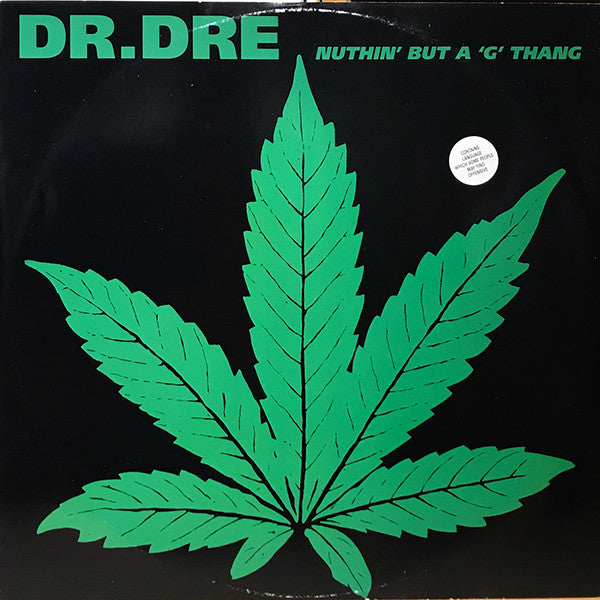 Image of Front Cover of 12" - G+/G+ - DR. DRE, Nuthin' But A 'G' Thang (Atlantic; A8427T, UK 1993, Picture Sleeve), Nuthin but a G+,  - 3926340E