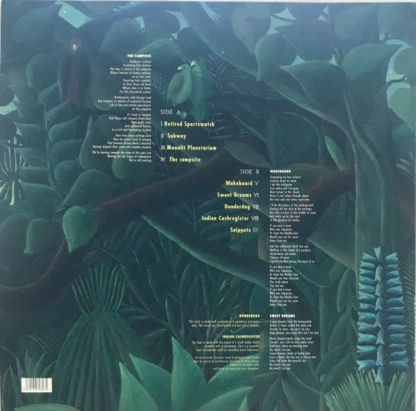 Image of Back Cover of 3824199E: LP - DIJF SANDERS, Moonlit Planetarium (Smoking Crab Records; SMCR006, Belgium 2016) Strong VG  EX/VG