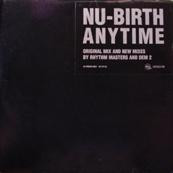 Image of Front Cover of 2x12" - G+/G+ - NU-BIRTH, Anytime (XL Recordings; XLT 97 DJ, UK 1998, Promo, Stickered Plain Sleeve), Strong G+, light marks only., A1 - Anytime (Nu Vocal Mix)A2 - Anytime (Gant Mix)B1 - Anytime (Rhythm Masters Mix)C1 - Anytime (Tuff Jam Mix)C2 - Anytime (Original Mix)D1 - Anytime (Dem 2 Nice 'n' Sleazy Mix)D2 - Anytime (Dem 2 Unda Business Mix) - 4226147E