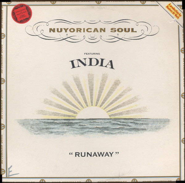 Image of Front Cover of 12" - VG+/VG - NUYORICAN SOUL FEATURING INDIA, Runaway (Talkin' Loud; TLX 20, UK 1997, Picture Sleeve), ,  - 4016574C