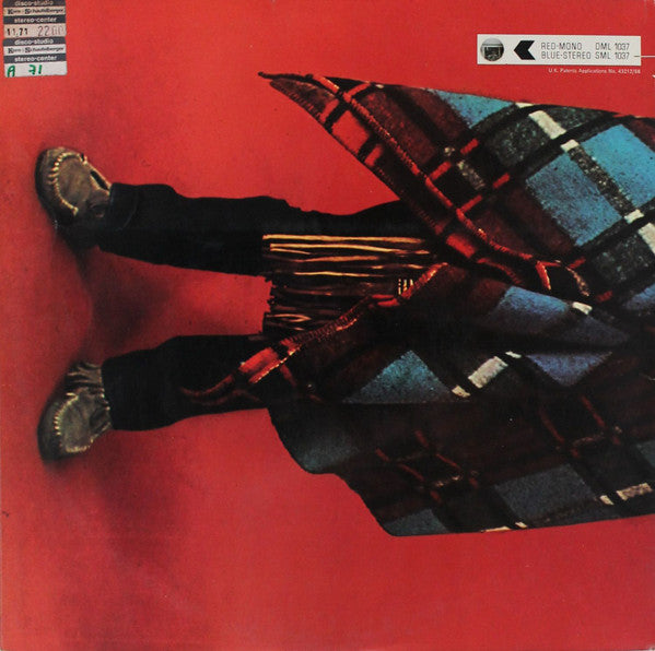 Image of Back Cover of LP - VG/VG - KEEF HARTLEY BAND, Halfbreed (Deram Small Red/White; SML1037, UK 1969, Gatefold With Indicator Hole), Strong VG, Laminate Lifting Down Spine,  - 1726534E
