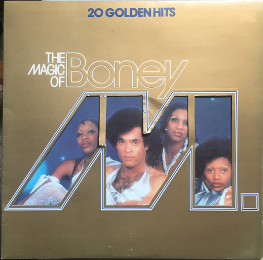 Image of Front Cover of LP - VG+/VG - BONEY M., The Magic Of Boney M. (Atlantic; BM TV 1, UK 1980, Die Cut Glossy Sleeve), Sleeve is nice!,  - 3816320C