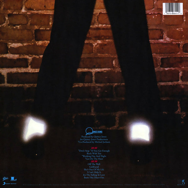 Image of Back Cover of LP - VG+/VG+ - MICHAEL JACKSON, Off The Wall (Epic; 190758664118, Europe 2018 Reissue, Clear Plastic Sleeve, Insert, Picture Disc), ,  - 3246302S