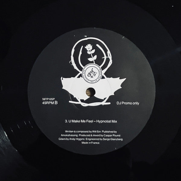 Image of Back Cover of 12" - VG+/VG+ - ELSI CURRY, U Make Me Feel (One Little Indian; 58TP12SP, UK 1991, Company Sleeve), Produced by Will Sin of The Shamen. One v small mark to B2, causes one quiet pop, otherwise great copy, Female vocalist from Edinburgh, Scotland. Produced by Will Sin of The Shamen. - 3126085E