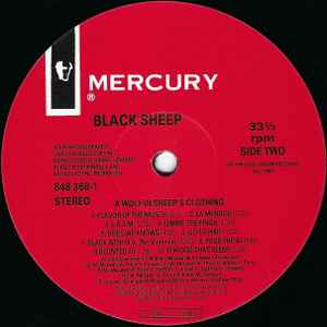 Image of Label Cover of LP - VG+/VG+ - BLACK SHEEP, A Wolf In Sheep's Clothing (Mercury Red Labels; 848 368-1, UK 1991), Nice copy.,  - 1816146C