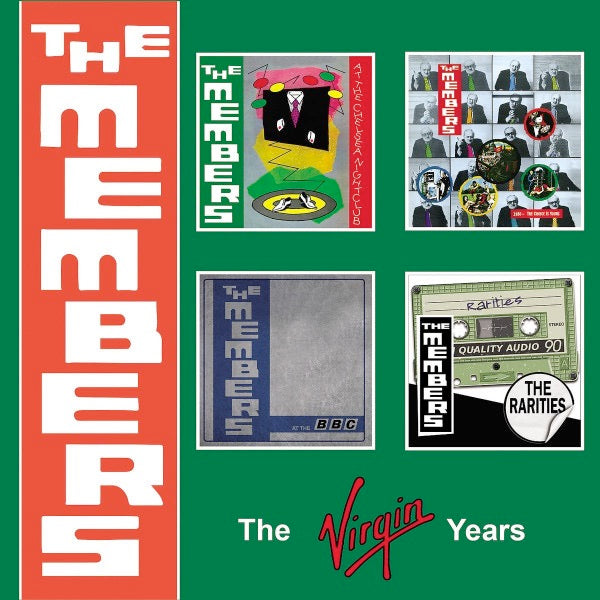 Image of Front Cover of 4xCD - VG+/VG+ - THE MEMBERS, The Virgin Years (Caroline International; CAROLR060CD, UK 2017, Clamshell Box Set, Booklet), ,  - 3216264C