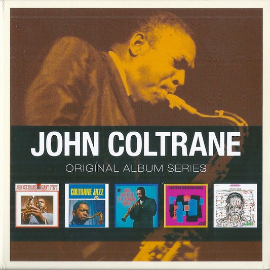 Image of Front Cover of 5xCD - VG/VG+ - JOHN COLTRANE, Original Album Series (Atlantic; 8122797710, Europe 2017, Box Set), Box yellowing.,  - 0616414C