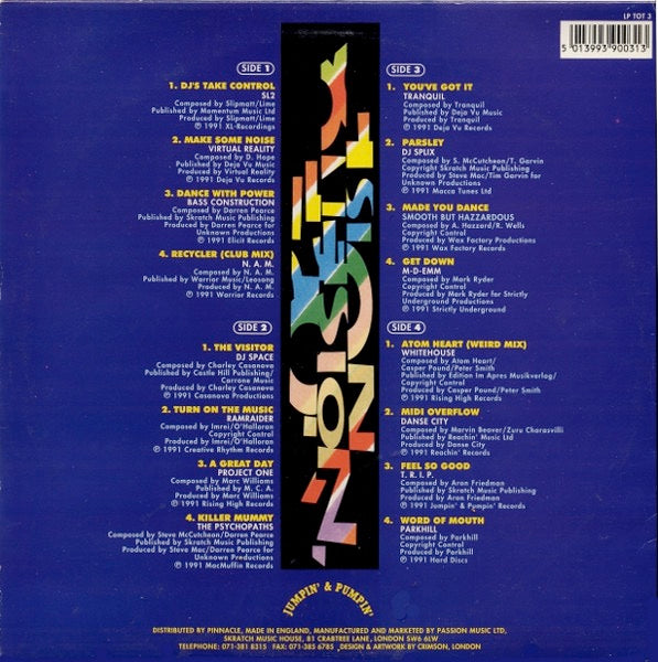 Image of Back Cover of 2xLP - VG/VG - VARIOUS, Noise (Jumpin' & Pumpin'; LP TOT 3, UK 1991, Picture Sleeve), ,  - 4126370E