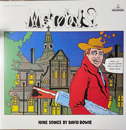 Image of Front Cover of LP - EX/VG - DAVID BOWIE, Metrobolist (Nine Songs By David Bowie) (Parlophone; METROBOLIST 6, Worldwide 2020 Reissue, Gatefold, Die Cut Inner, 2020 remix of The Man Who Sold The World), Strong VG. Light hairlines.,  - 3726255E