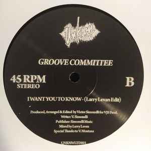 Image of Back Cover of 12" - /VG - GROOVE COMMITTEE, I Want You To Know (Larry Levan Mix) (Unkwn Rec's; UNKNWLTD001, UK 2016, Plain sleeve), ,  - 4446256S