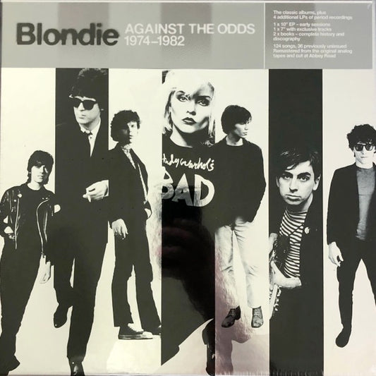 Image of Front Cover of 4244048S: 12xLP - BLONDIE, Against The Odds 1974-1982 (UMC; 00602508760693, Worldwide 2022, 2 Books, With 10" & 7") Light wear to box, no printed cardboard outer shipping box or obi  VG/VG+