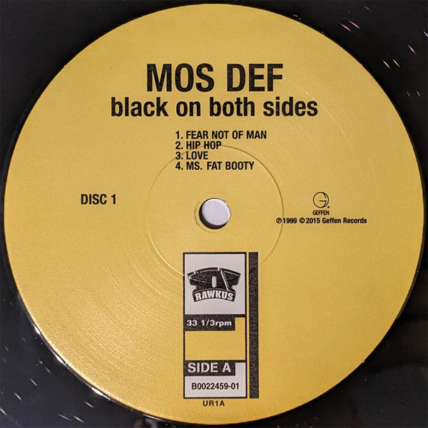 Image of Label Cover of 2xLP - NEW/NEW - MOS DEF, Black On Both Sides (Rawkus; B0022459-01, US 2022 Reissue, Insert), ,  - 3516590C