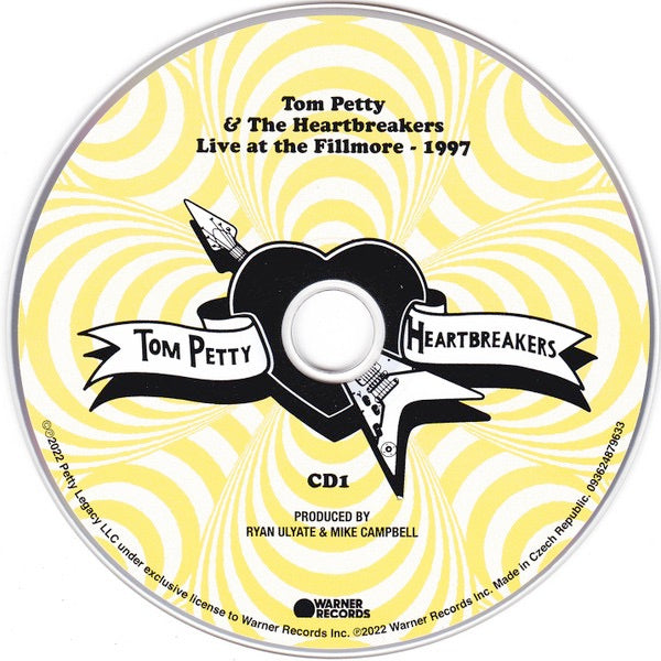 Image of Label Cover of 2935122E: 4xCD - TOM PETTY AND THE HEARTBREAKERS, Live At The Fillmore - 1997 (Warner Records; 093624879633, Europe 2022, Box Set, )   M/M