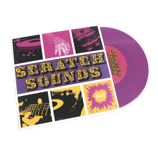 Image of Front Cover of 7" - EX/EX - DJ WOODY, Scratch Sounds No 3 (Woodwurk; WWSS7003, UK 2021, Picture Sleeve, Lavender Vinyl), ,  - 1056056S