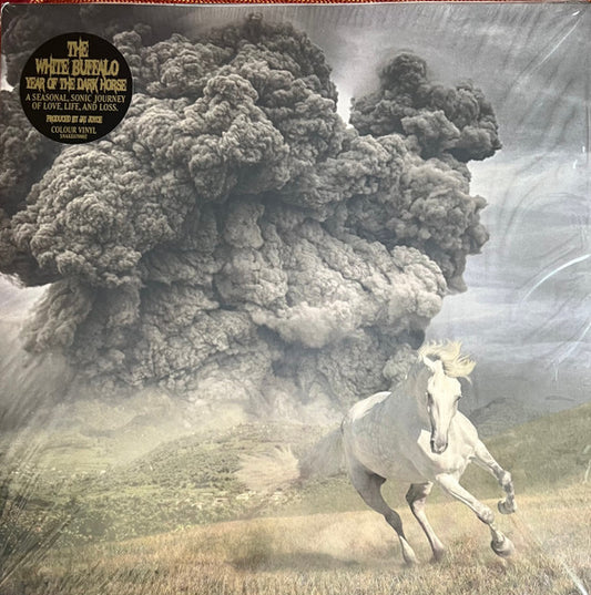 Image of Front Cover of 3533162E: LP - THE WHITE BUFFALO, Year of the Dark Horse (Snakefarm Records; SNAKE670802, Europe 2022, Insert, Grey Vinyl)   NEW/NEW