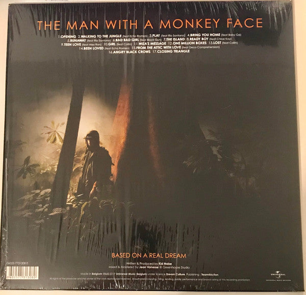 Image of Back Cover of 3533164E: LP - KID NOIZE, The Man With A Monkey Face (Black Gizah Records; 06025 7731308 0, Belgium 2019, Inner)   NEW/NEW