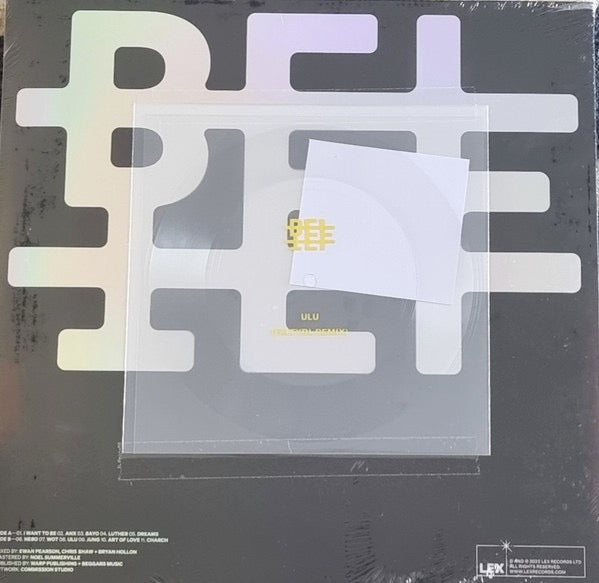 Image of Back Cover of LP - VG+/VG+ - BELIEF, Belief (Lex Records; LEX163LPX, UK 2022, Holographic Sleeve, Inner, No Sticker, Limited Edition, Stereo, 180g, Lemon Vinyl, + Clear Flexi-disc.), ,  - 3826063E