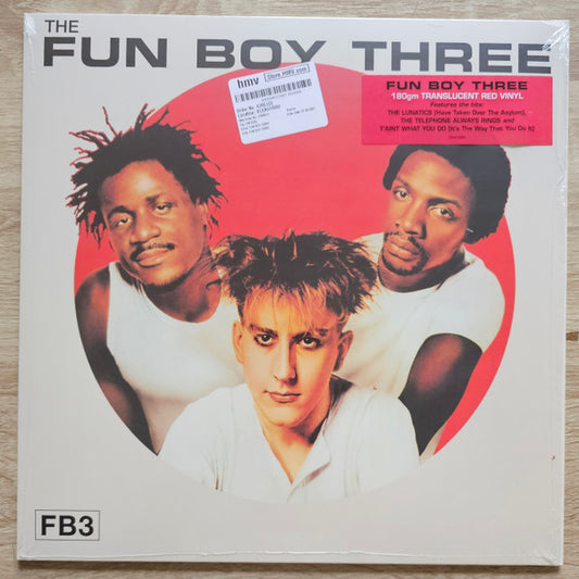Image of Front Cover of 2135114E: LP - THE FUN BOY THREE, The Fun Boy Three (Chrysalis Catalogue; CRV1426, Worldwide 2023, Inner, Red Vinyl)   NEW/NEW