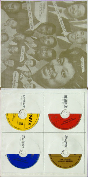 Image of Label Cover of 3653038S: 4xCD - VARIOUS, The Soul Of Designer Records (Big Legal Mess Records ; BLM0289, US 2014, CD In LP Sized Box Sleeve, Booklet)   VG+/VG+