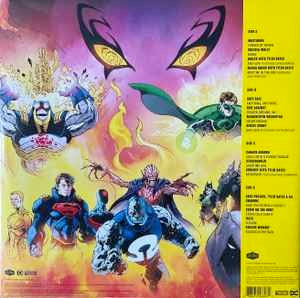 Image of Back Cover of 2xLP - VG/VG+ - VARIOUS, Dark Nights: Death Metal Soundtrack (Loma Vista; LVR02078, Europe 2021, Gatefold, 2 Inners, Poster, With Obi. Yellow Translucent Vinyl.), No Obi, Light Edge Wear,  - 2446132S