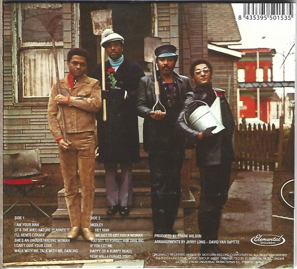 Image of Back Cover of 3633037E: CD - FOUR TOPS, Nature Planned It (Motown; 88526, Europe 2017, Promo Only)   EX/EX