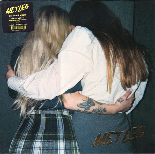 Image of Front Cover of LP - VG+/VG+ - WET LEG, Wet Leg (Domino; WIGLP496X, UK 2022, Insert, Yellow Transparent Vinyl), Hype sticker stuck to Inner,  - 3546017S