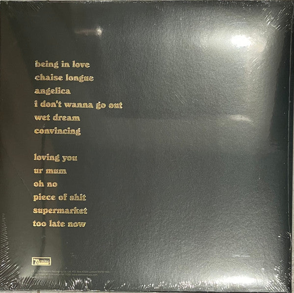 Image of Back Cover of LP - VG+/VG+ - WET LEG, Wet Leg (Domino; WIGLP496X, UK 2022, Insert, Yellow Transparent Vinyl), Hype sticker stuck to Inner,  - 3546017S
