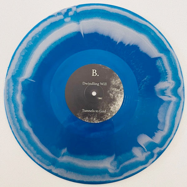 Image of Label Cover of LP - VG+/EX - PRIMITIVE MAN AND FULL OF HELL, Suffocating Hallucination (Closed Casket Activities; CCA 106, Europe 2023, Insert, Metallic Sleeve, Blue/Silver Vinyl), Corner Bump,  - 3326313E