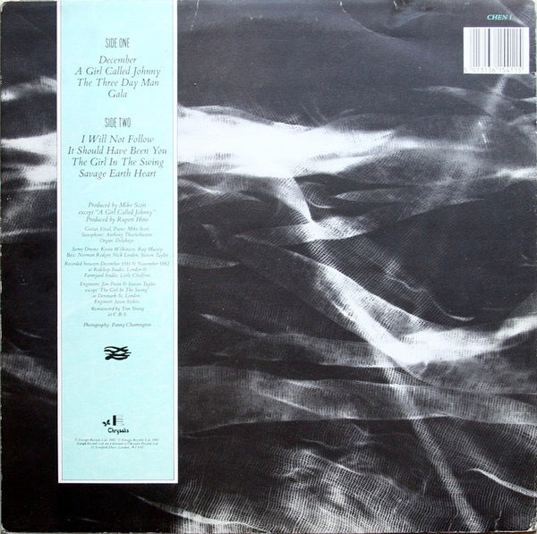 Image of Back Cover of LP - VG+/VG+ - THE WATERBOYS, The Waterboys (Chicken Jazz; CHEN 1, UK 1986 Reissue, Plain White Inner, A/1 B/1.), ,  - 3226163E