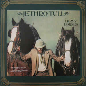 Image of Front Cover of LP - VG/VG - JETHRO TULL, Heavy Horses (Chrysalis Blue/White; CHR1175, UK 1978, Textured Embossed Sleeve, Inner), ,  - 3816261C