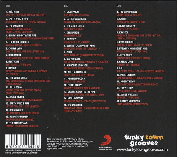 Image of Back Cover of 3xCD - VG+/VG+ - VARIOUS, FTG Presents The Vaults (Vol. 4) (Funkytowngrooves; FTGV 004, UK 2017, Digipak), Opened Instore,  - 2256042S