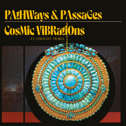 Image of Front Cover of 3733016E: CD - COSMIC VIBRATIONS FT. DWIGHT TRIBLE, Pathways & Passages (Spiritmuse Records; SPM004, UK 2020, Picture Sleeve, Insert)   VG+/VG+