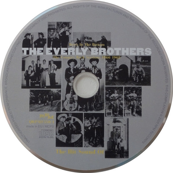 Image of Label Cover of 3xCD - VG/VG - EVERLY BROTHERS, Down In The Bottom: The Country Rock Sessions 1966 - 1968 (RPM Records; QRPMT550, Europe 2020, Triple Digipak, Booklet), ,  - 0916399C