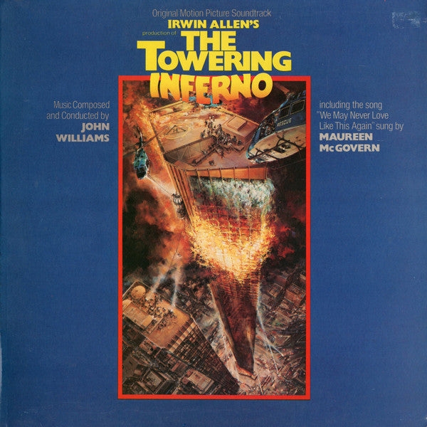 Image of Front Cover of LP - VG/VG+ - JOHN WILLIAMS, The Towering Inferno (Original Motion Picture Soundtrack) (WB Burbank without w Logo on Rim; K56102, UK 1974), ,  - 2316443C