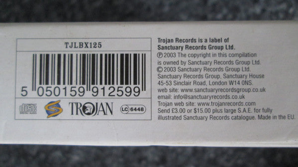 Image of Label Cover of 3835045E: 9xCD - VARIOUS, The Ultimate Trojan Skinhead Box Set (Trojan Records; TJLBX125,  2003, Box Set)   VG+/VG+