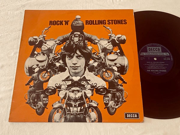 Image of Front Cover of 5124208E: LP - THE ROLLING STONES, Rock 'N' Rolling Stones (Decca Blue Boxed; SKL 5149, UK 1972, Laminated Front Sleeve, Blue Company Inner)   VG+/VG+