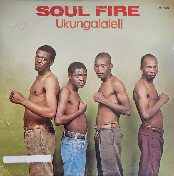 Image of Front Cover of 3723204E: LP - SOUL FIRE, Ukungalaleli (Rainbow Records & Tapes; CGH 5002, South Africa 1982, Picture Sleeve) Ring Wear, Stickers on Front Sleeve as shown in picture.  VG/VG+