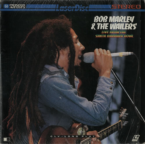 Image of Front Cover of 3743177S: Laserdisc - BOB MARLEY & THE WAILERS, Live From The Santa Barbara Bowl (Pioneer Artists; MP106-E, Japan 1981, Single Sided, Stereo, PAL, SECAM, CLV Long Play)   EX/VG