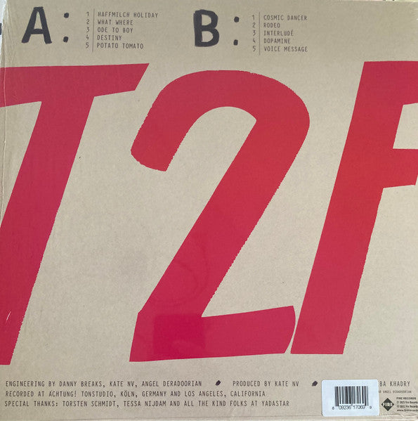 Image of Back Cover of 3714326C: LP - DECISIVE PINK, Ticket To Fame (Fire Records; FIRELP706, UK, Europe & US 2023, Postcard, Pink Vinyl Vinyl) Opened Instore  EX/EX