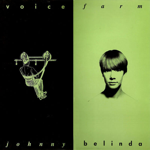 Image of Front Cover of 3723217E: 12" EP - VOICE FARM, Johnny Belinda (Ralph Records ; RR 87561, US 1988, Picture Sleeve, Green Vinyl, Limited Edition of 500) Strong VG, Still In Shrinkwrap  VG+/VG