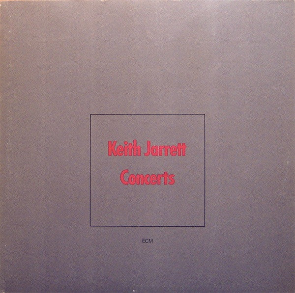 Image of Front Cover of LP - VG/VG+ - KEITH JARRETT, Concerts (ECM Records; ECM 1227, Germany 1982), ,  - 2216216C