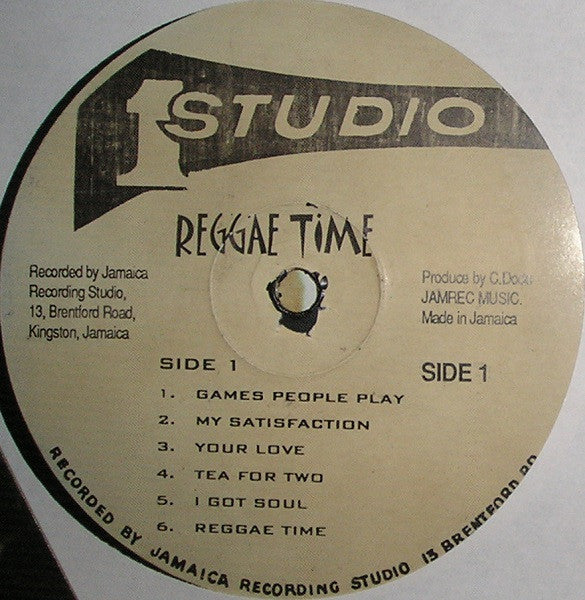 Image of Label Cover of LP - VG/VG - VARIOUS ARTISTS, Reggae Time (Coxsone Records; CSL 8017, UK 1980s Reissue), Conservative grading; slight haze on disc, plays great. Light stains on back sleeve, front sleeve is EX.,  - 2446099S